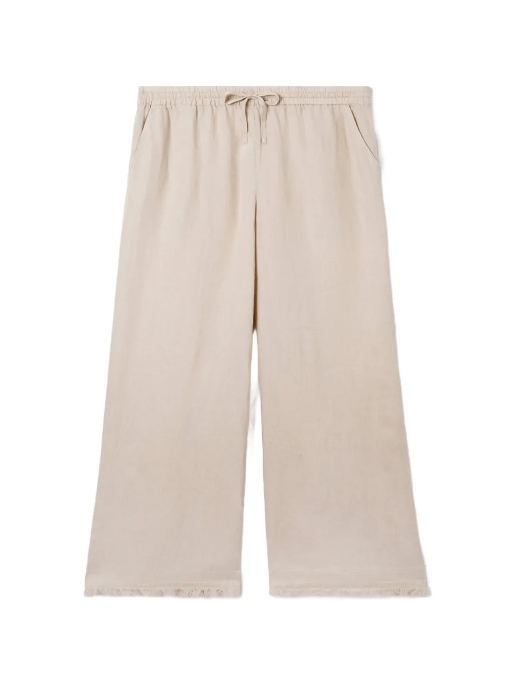 MC2 Saint Barth Irma fringed linen trousers