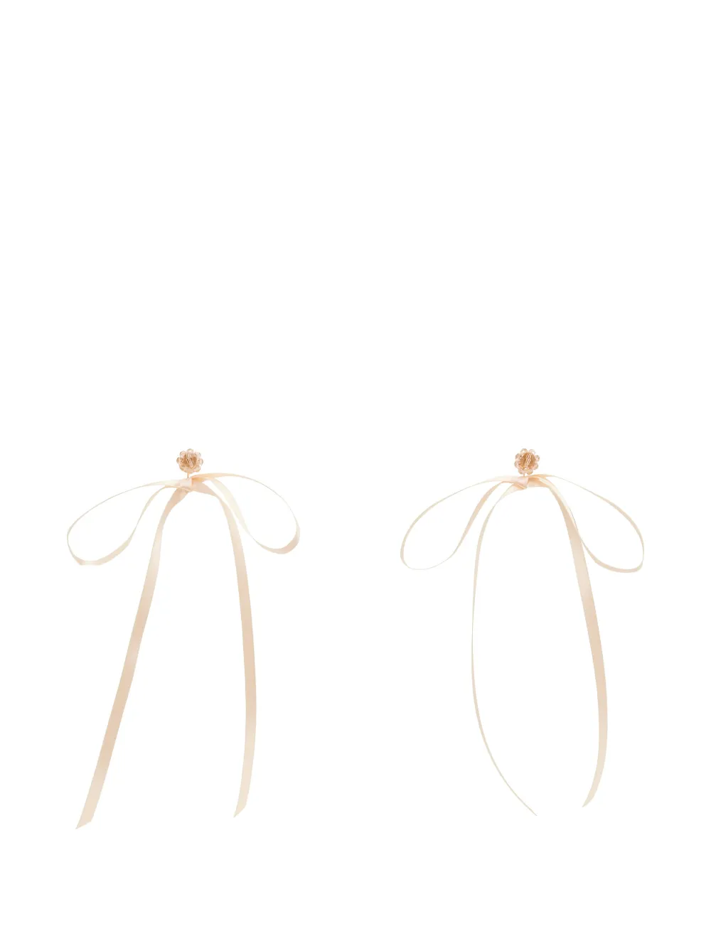 Simone Rocha crystal bow earrings