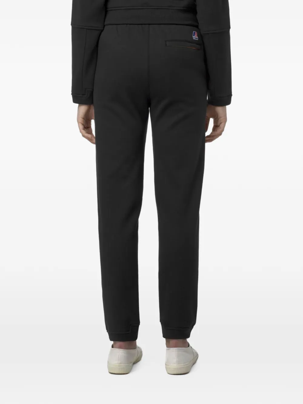 K-Way Philbert Brushed trainingsbroek met trekkoord Zwart
