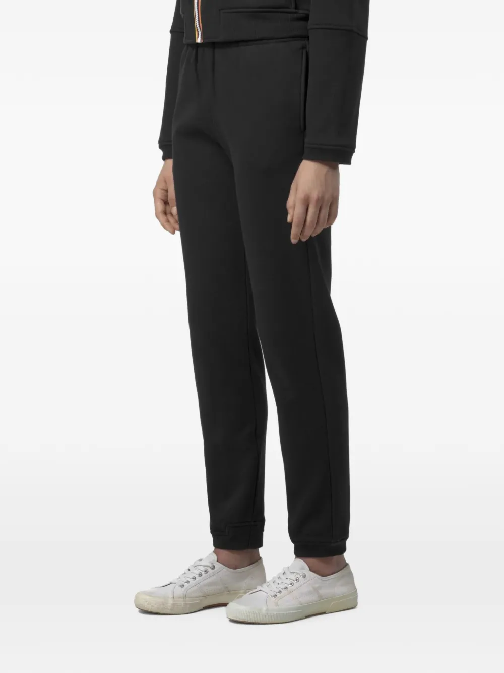 K-Way Philbert Brushed trainingsbroek met trekkoord Zwart