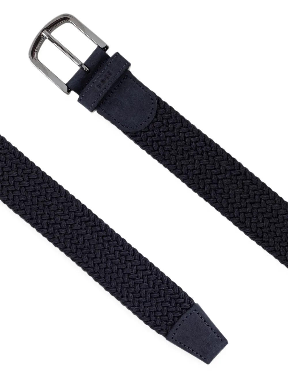 BOSS Geweven gespriem Blauw