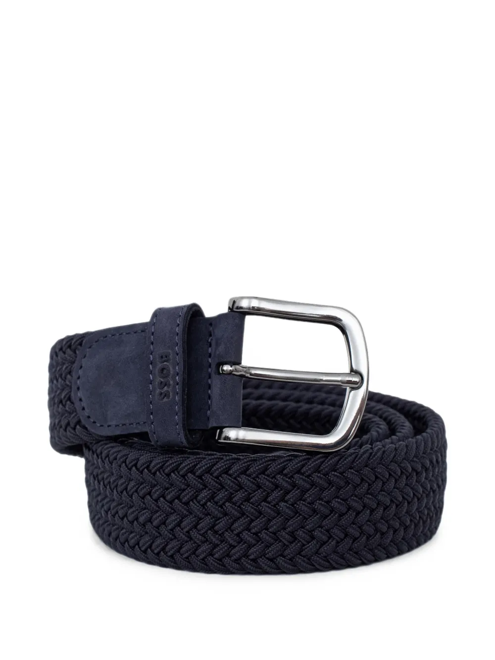 BOSS Geweven gespriem Blauw