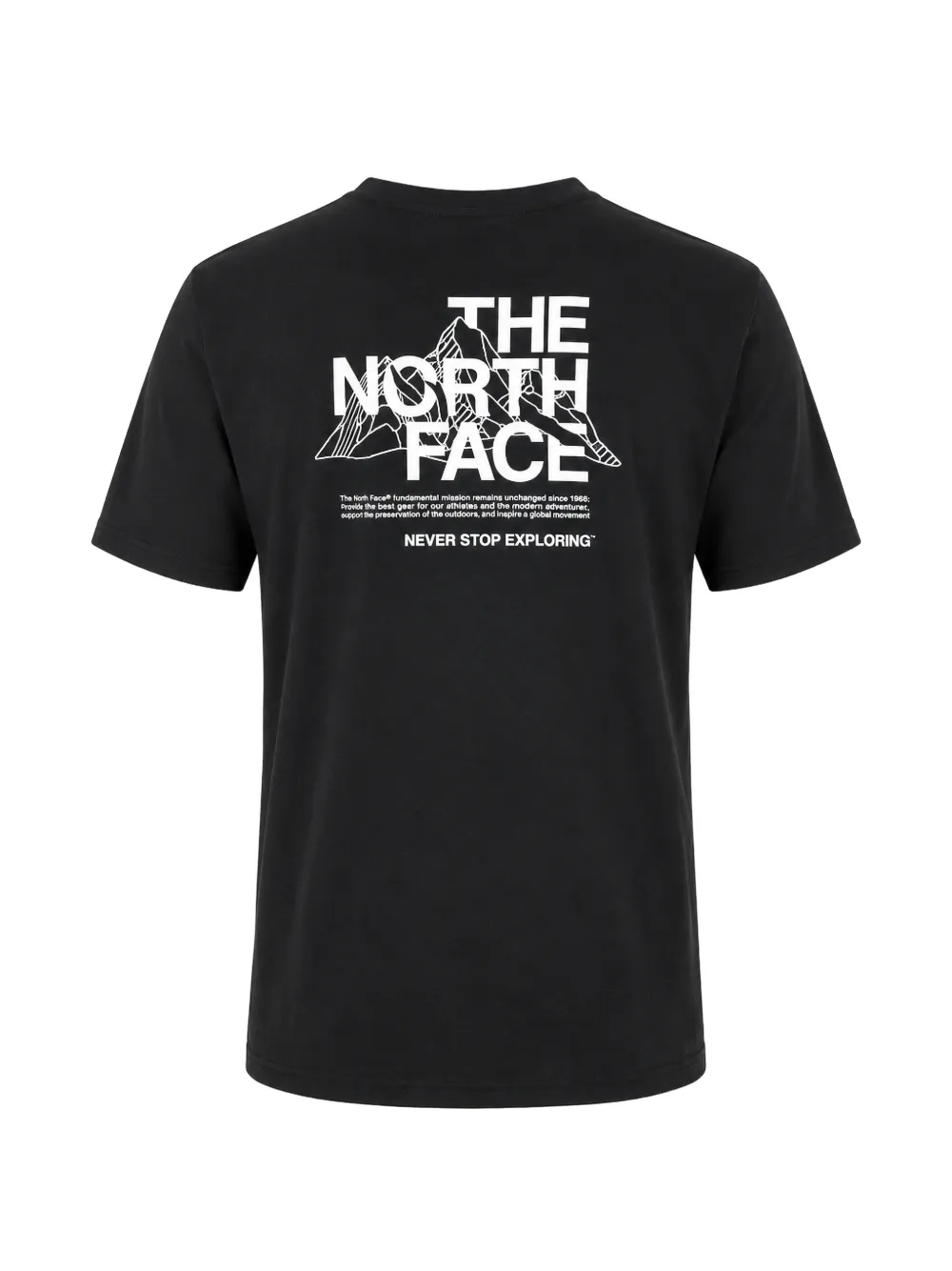The North Face Mountain Sketch T-shirt Zwart