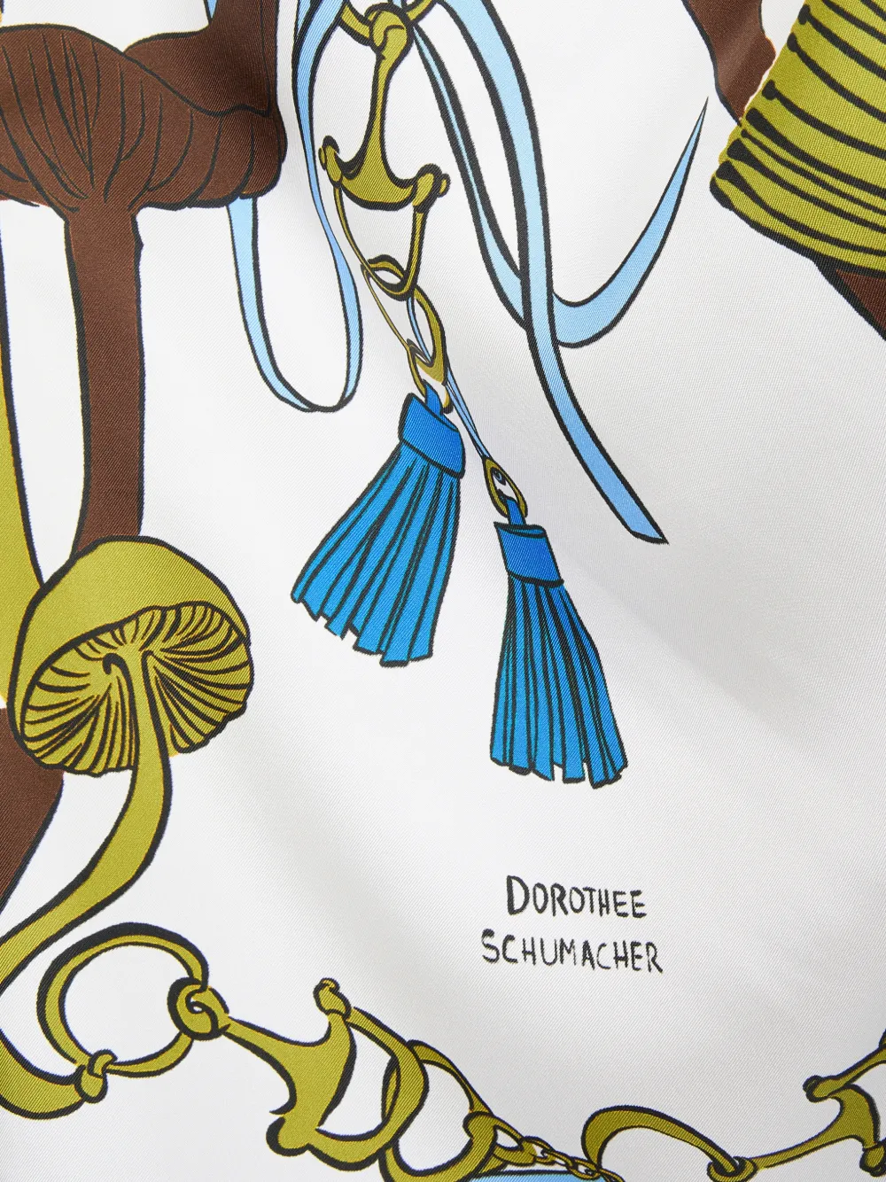 Dorothee Schumacher Cosmic Funghi sjaal Wit