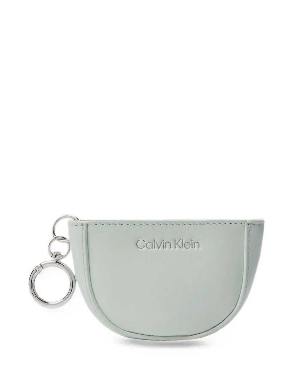 Calvin Klein logo-debossed pouch keyring · One Size