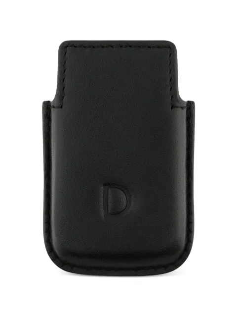 S.T. Dupont logo-embossed leather lighter case