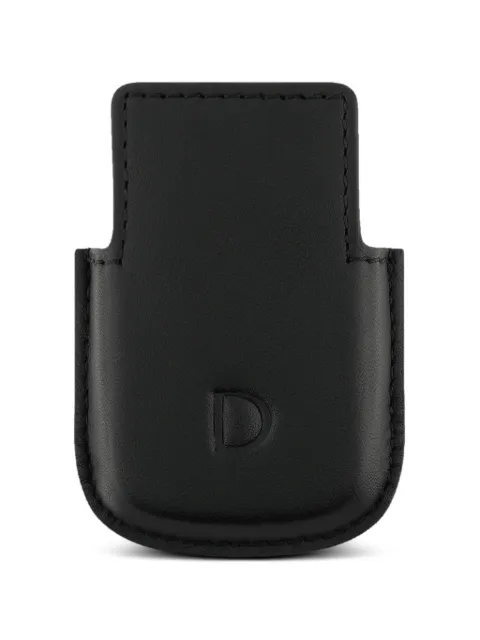 S.T. Dupont logo-embossed leather lighter case