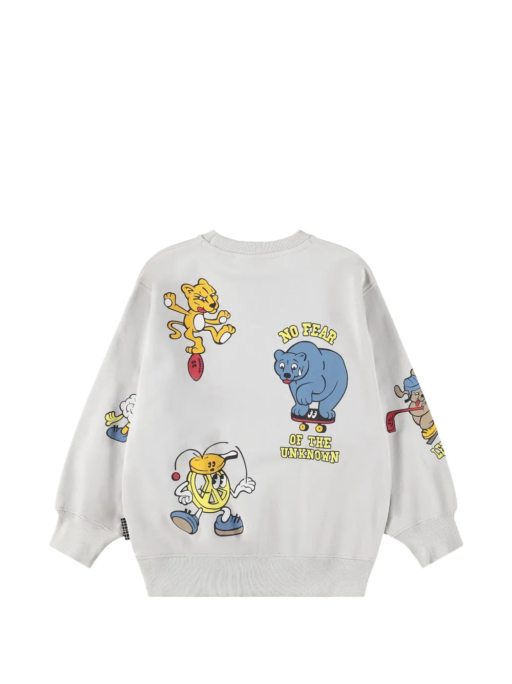 Molo Sweater met grafische print Grijs