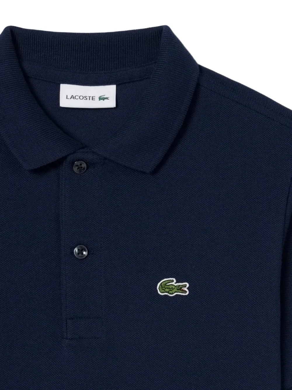 Lacoste Kids Petit Piqué poloshirt Blauw