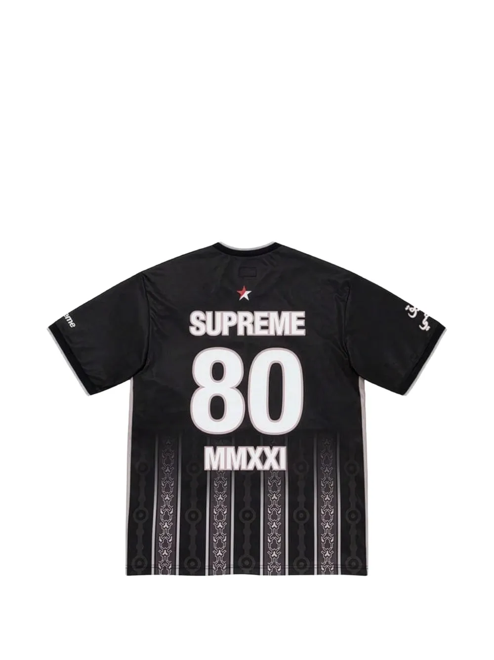 Supreme Arabic Logo voetbalshirt Zwart