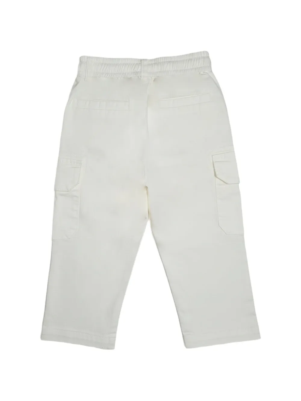 JECKERSON Cargo broek met elastische tailleband Wit