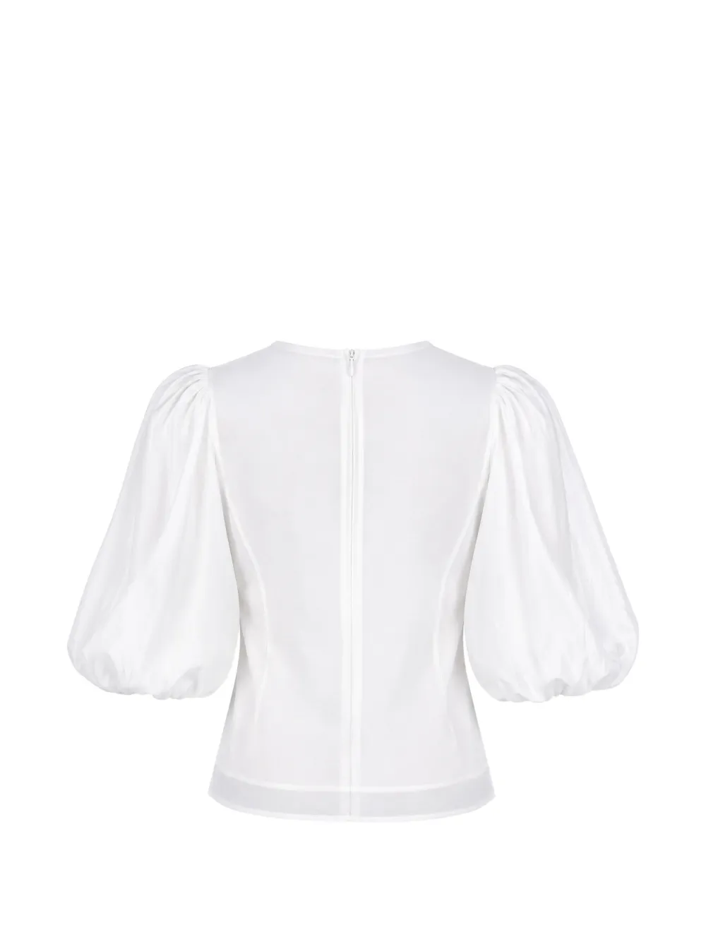 Ted Baker Marve organza balloon-sleeve top Wit