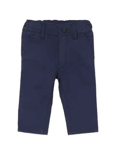 BOSS Kidswear elasticated-waistband straight-leg trousers