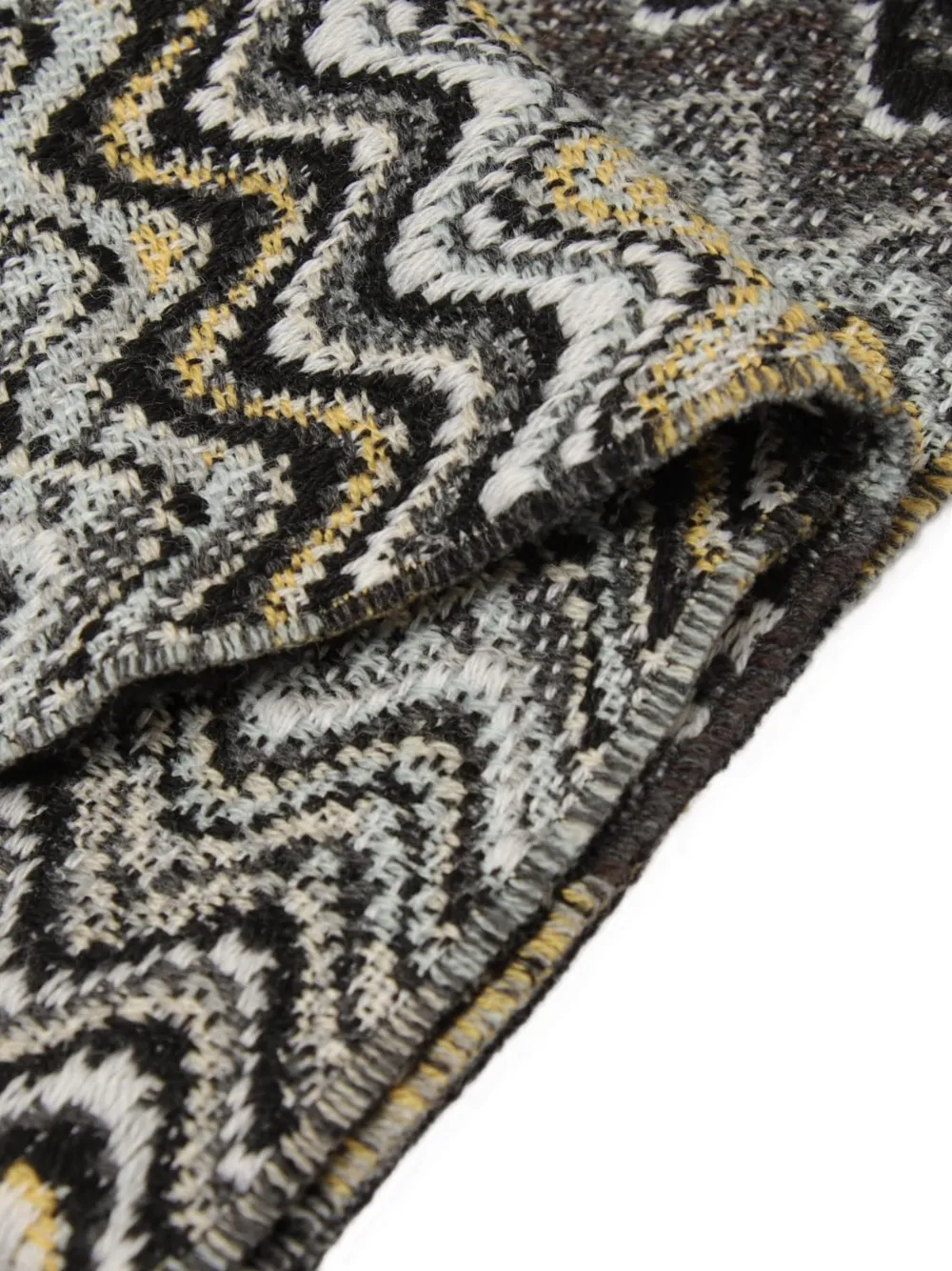 Missoni Sjaal met zigzag patroon Grijs