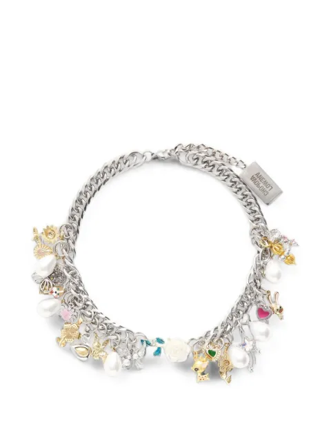 Chopova Lowena charm-embellished curb-chain necklace