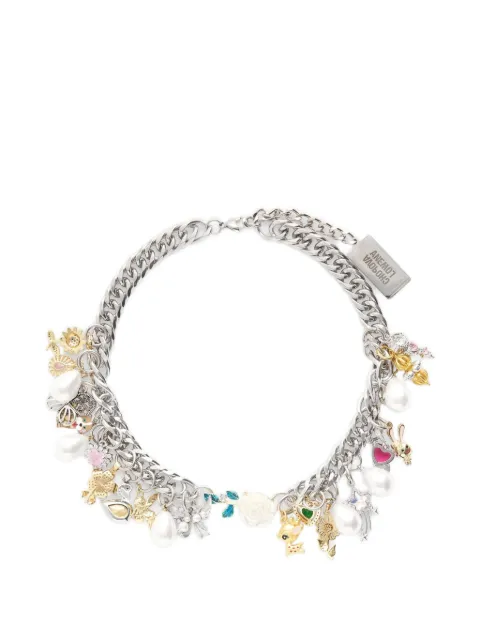 Chopova Lowena charm-embellished curb-chain necklace