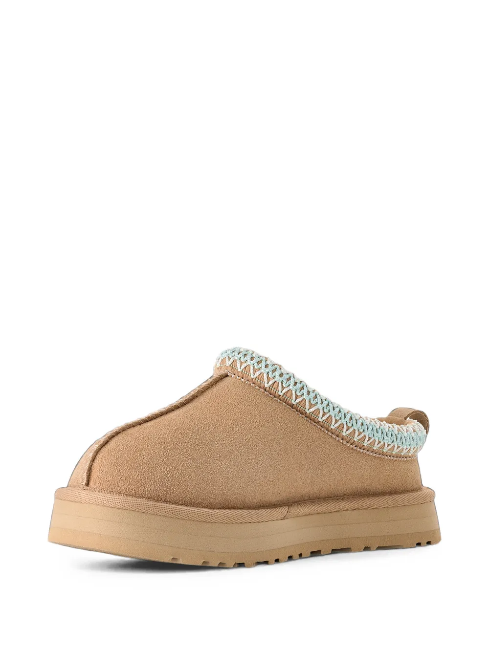 UGG Kids Tazz decorative-stitch slippers - Toni neutri