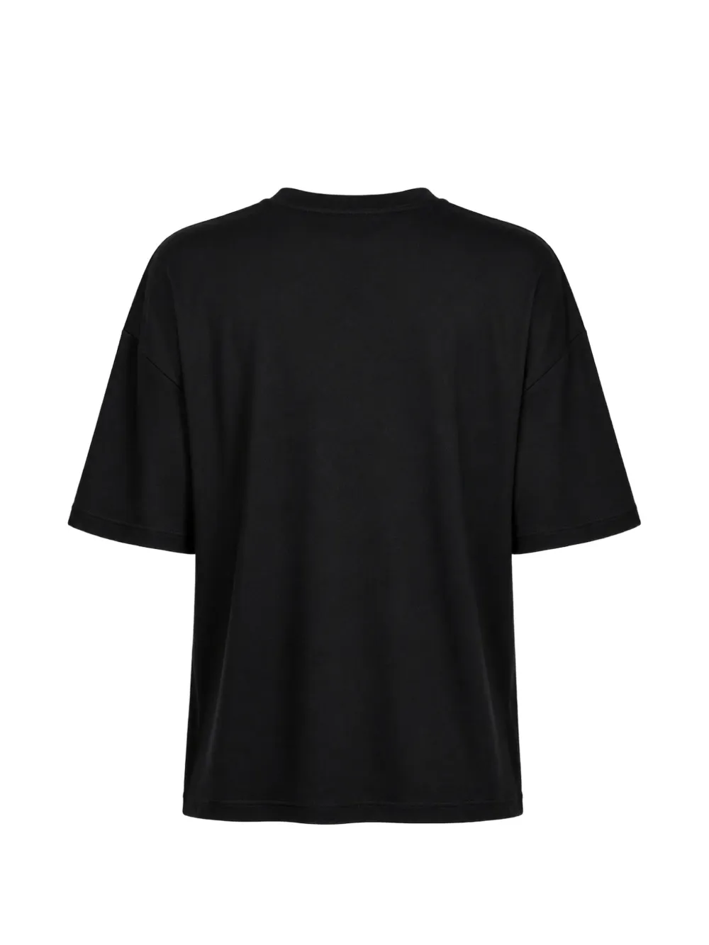 Vince dropped-shoulder T-shirt Zwart