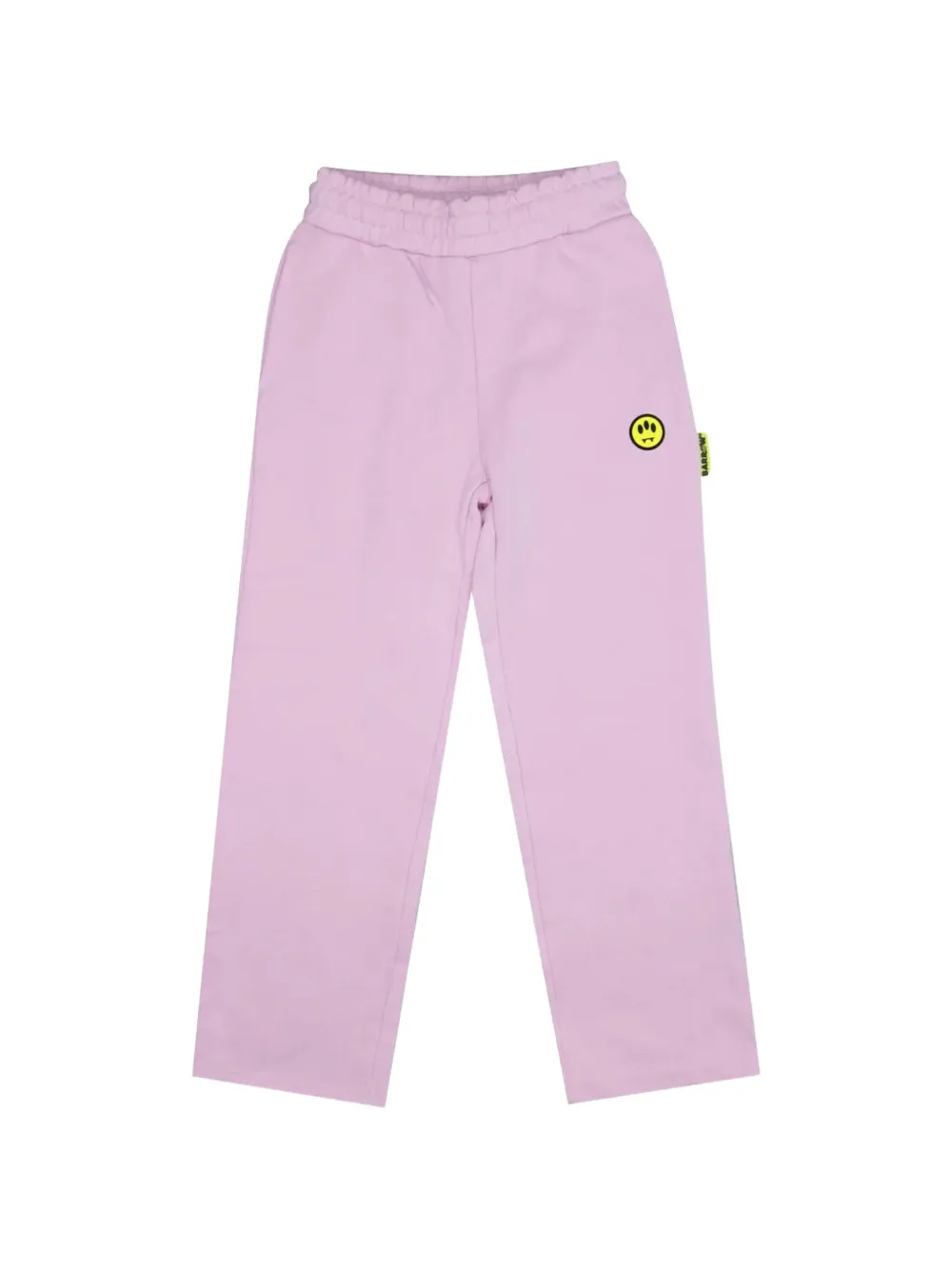 Barrow kids logo-patch track pants - Rosa