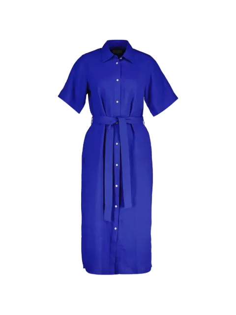 Gant belted short-sleeve shirt midi dress