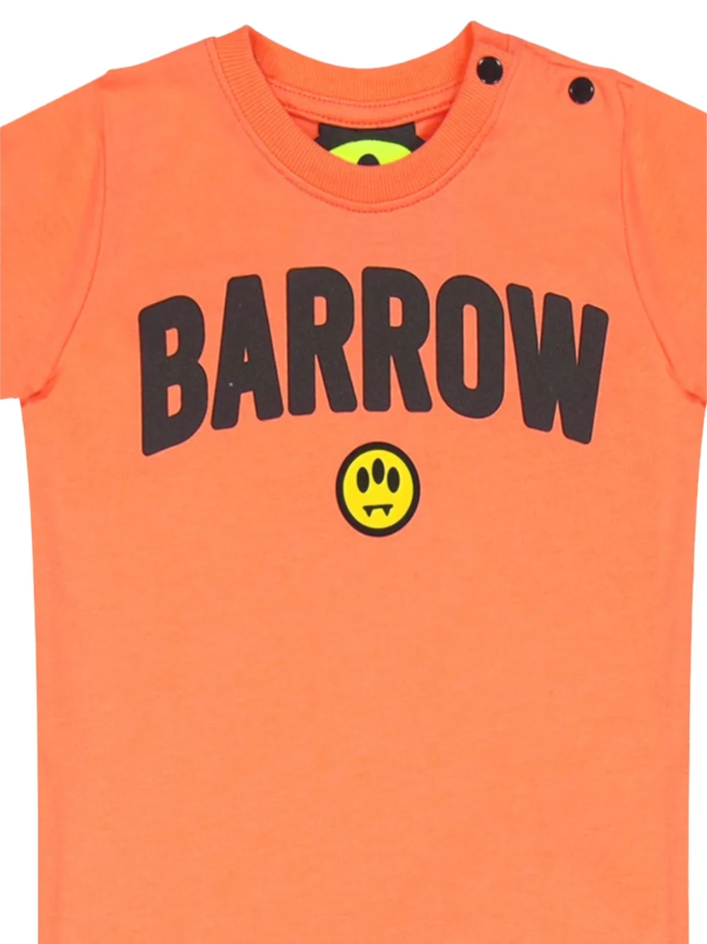 Barrow kids T-shirt en shorts met logoprint Oranje