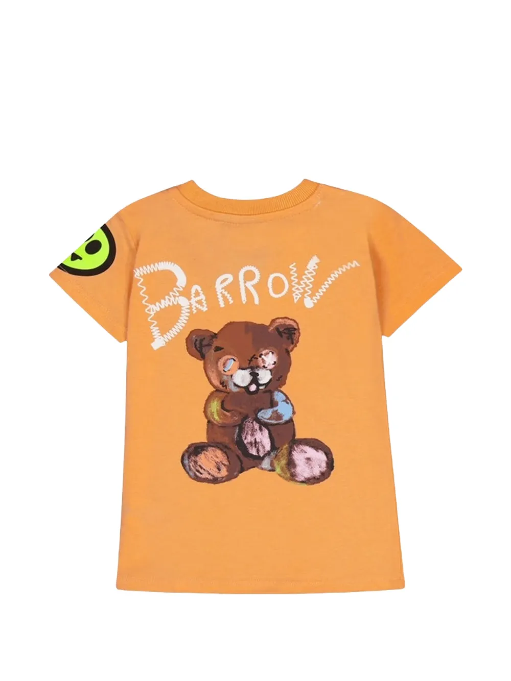 Barrow kids T-shirtjurk met teddybeerprint Oranje