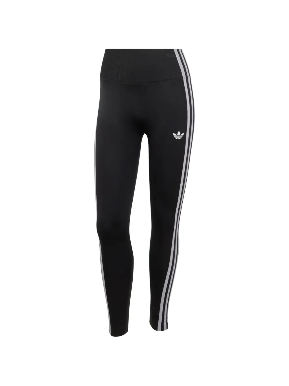 adidas Essentials legging met zijstreep en logo-print Zwart