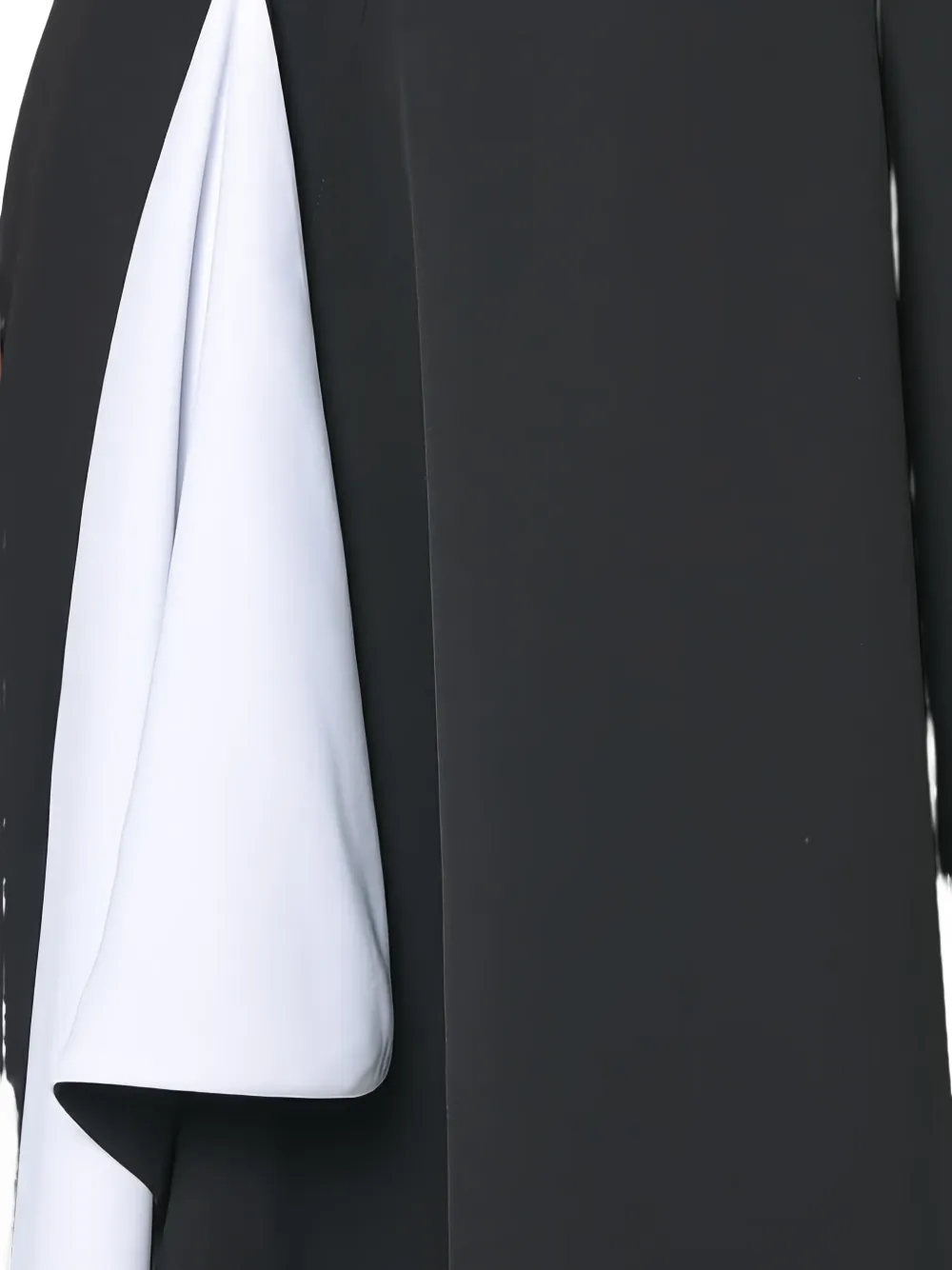 Karl Lagerfeld Gedrapeerde jurk met vlakken Zwart