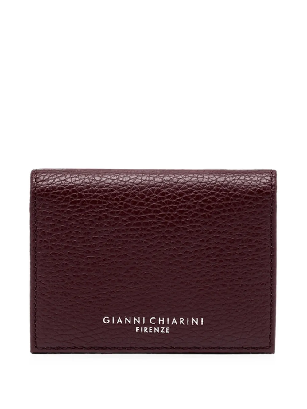 GIANNI CHIARINI Portafoglio in pelle martellata Dollaro - Rosso