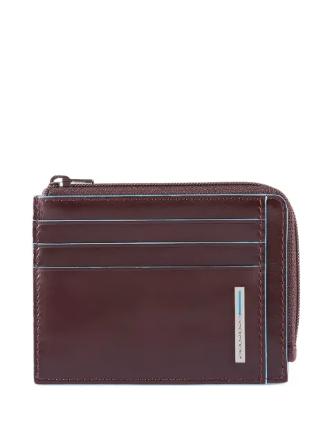 PIQUADRO logo-plaque cardholder