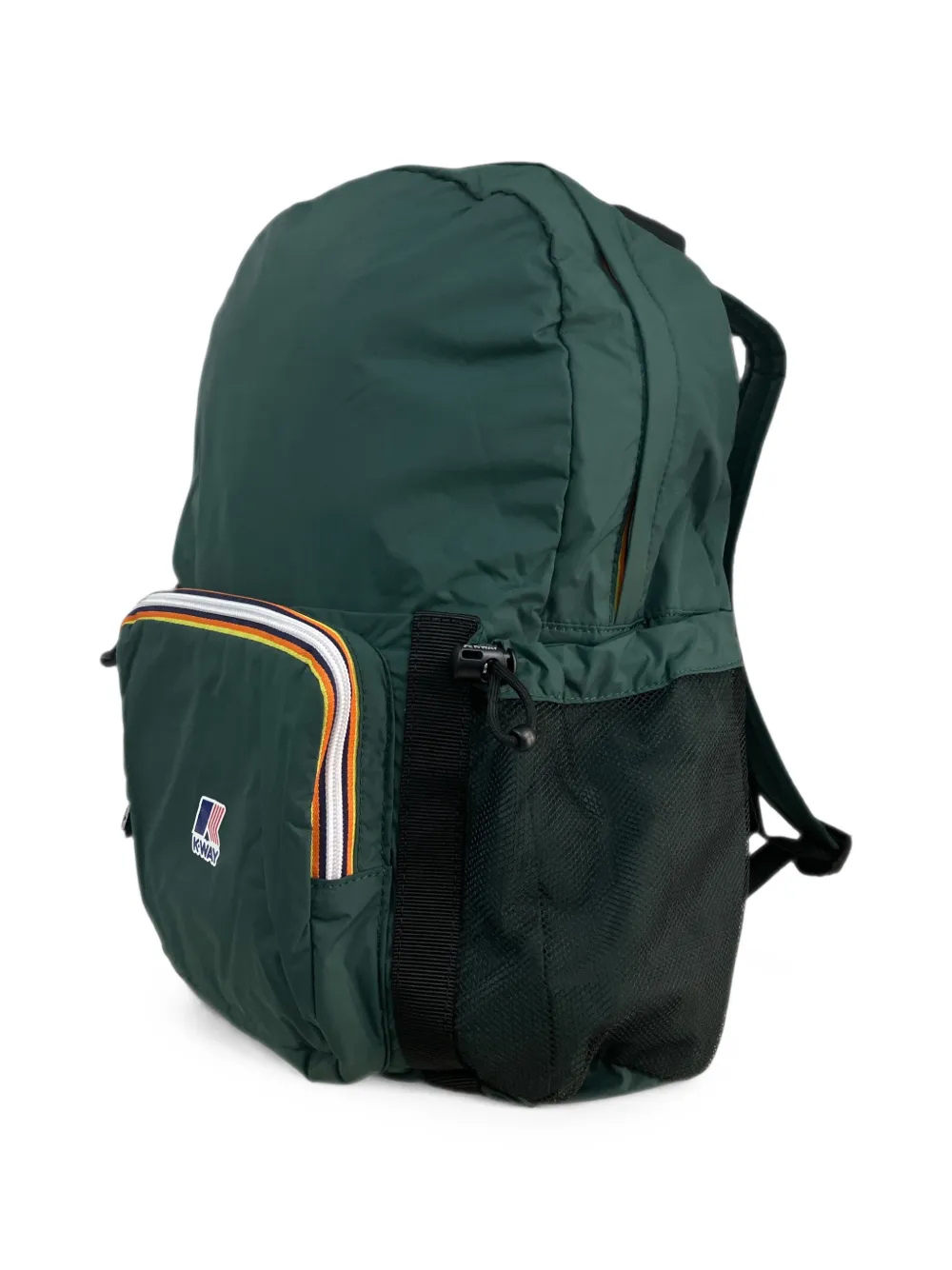 K-Way Michelet logo-print zip-around backpack Groen