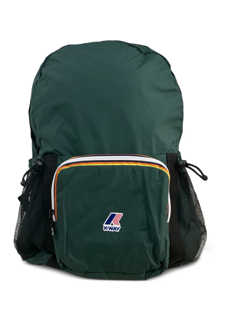 K-Way Michelet logo-print zip-around backpack Groen
