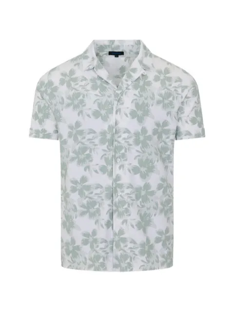 PATRICK ASSARAF tropical floral-print shirt