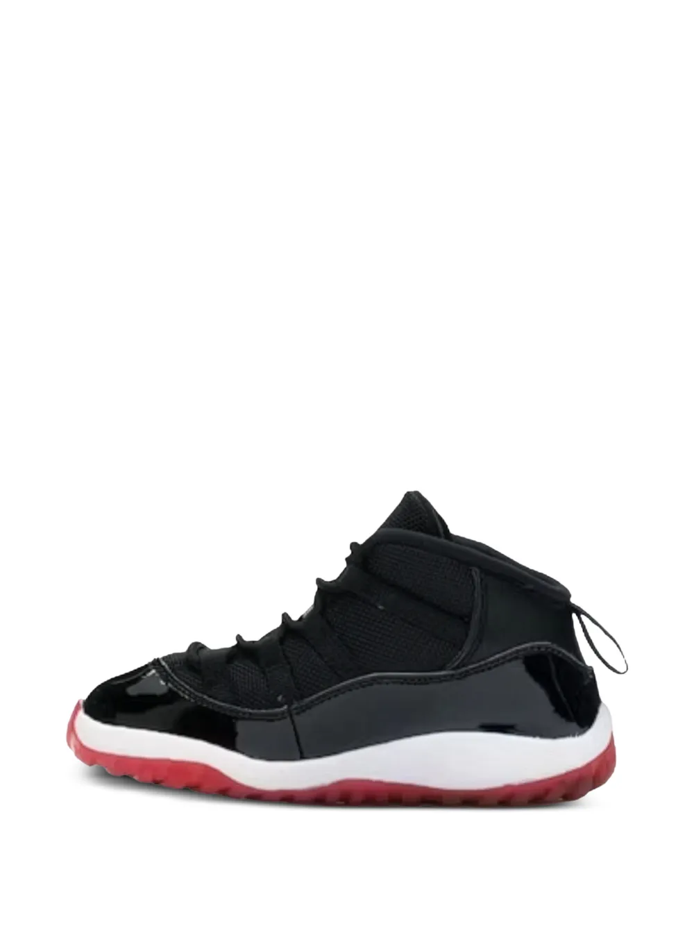 Jordan patent-leather Jumpman sneakers Zwart