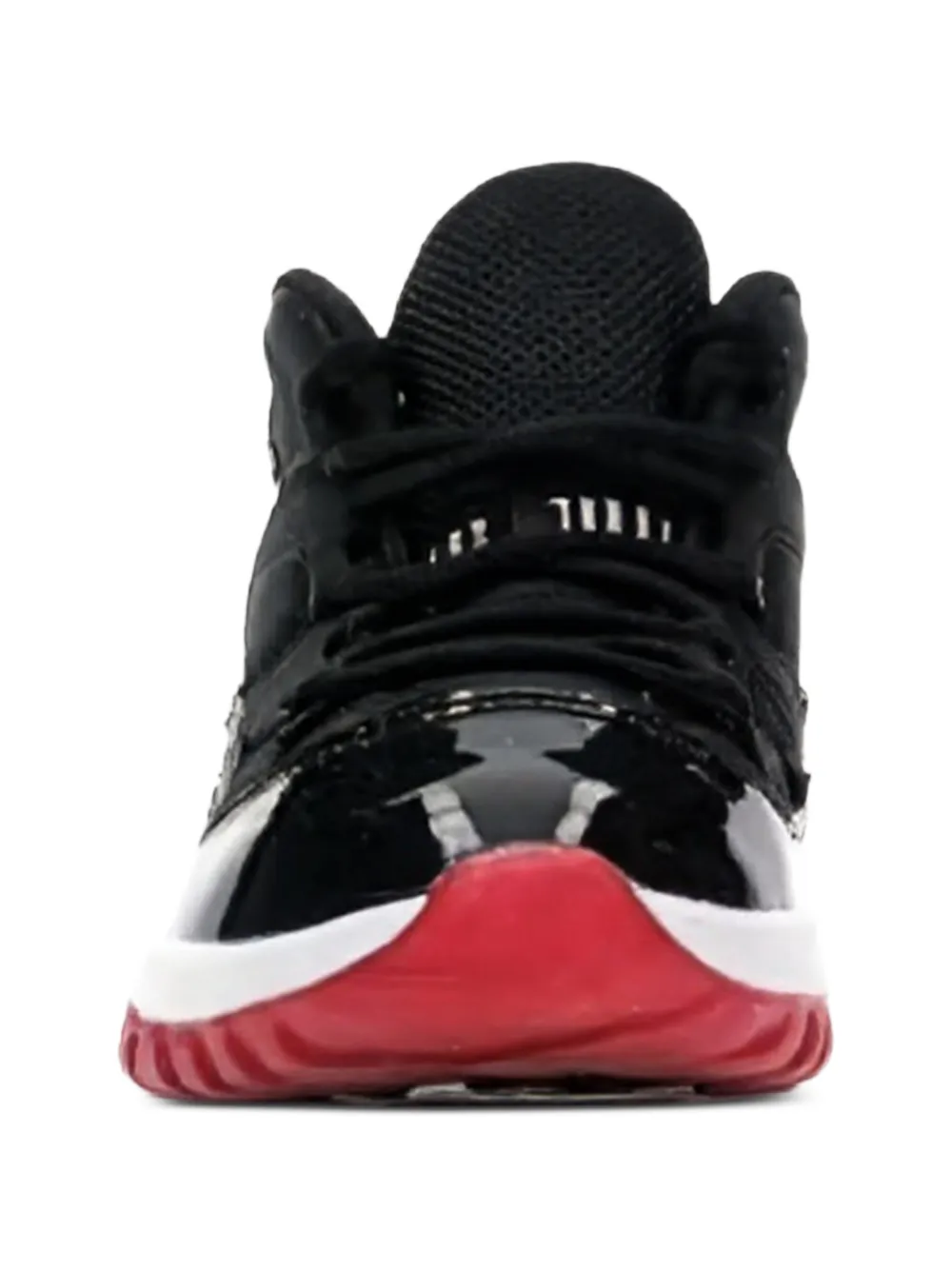 Jordan patent-leather Jumpman sneakers Zwart