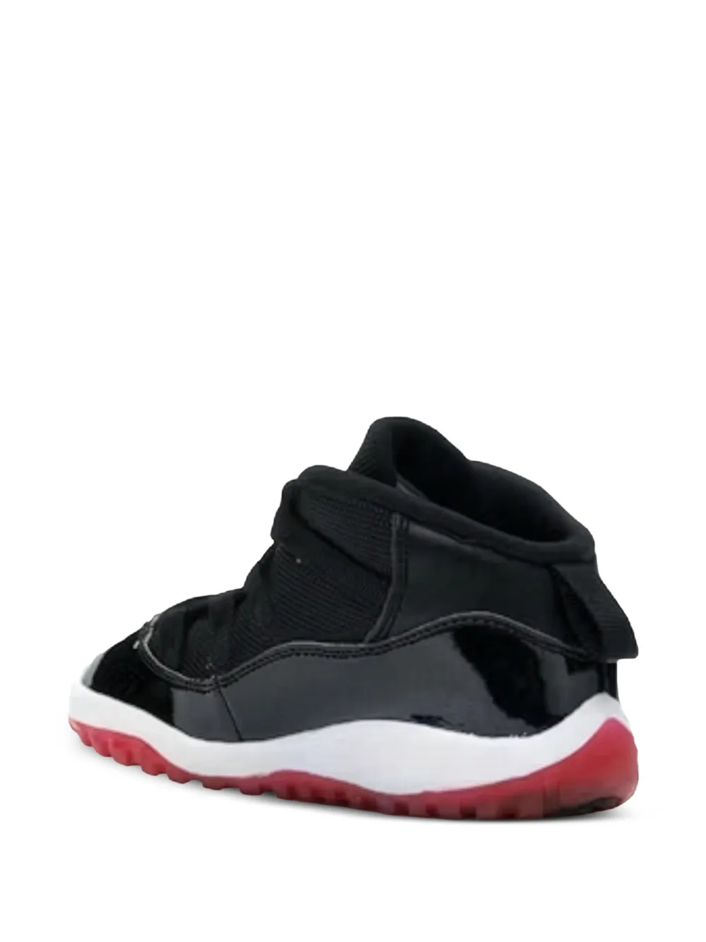 Jordan patent-leather Jumpman sneakers Zwart