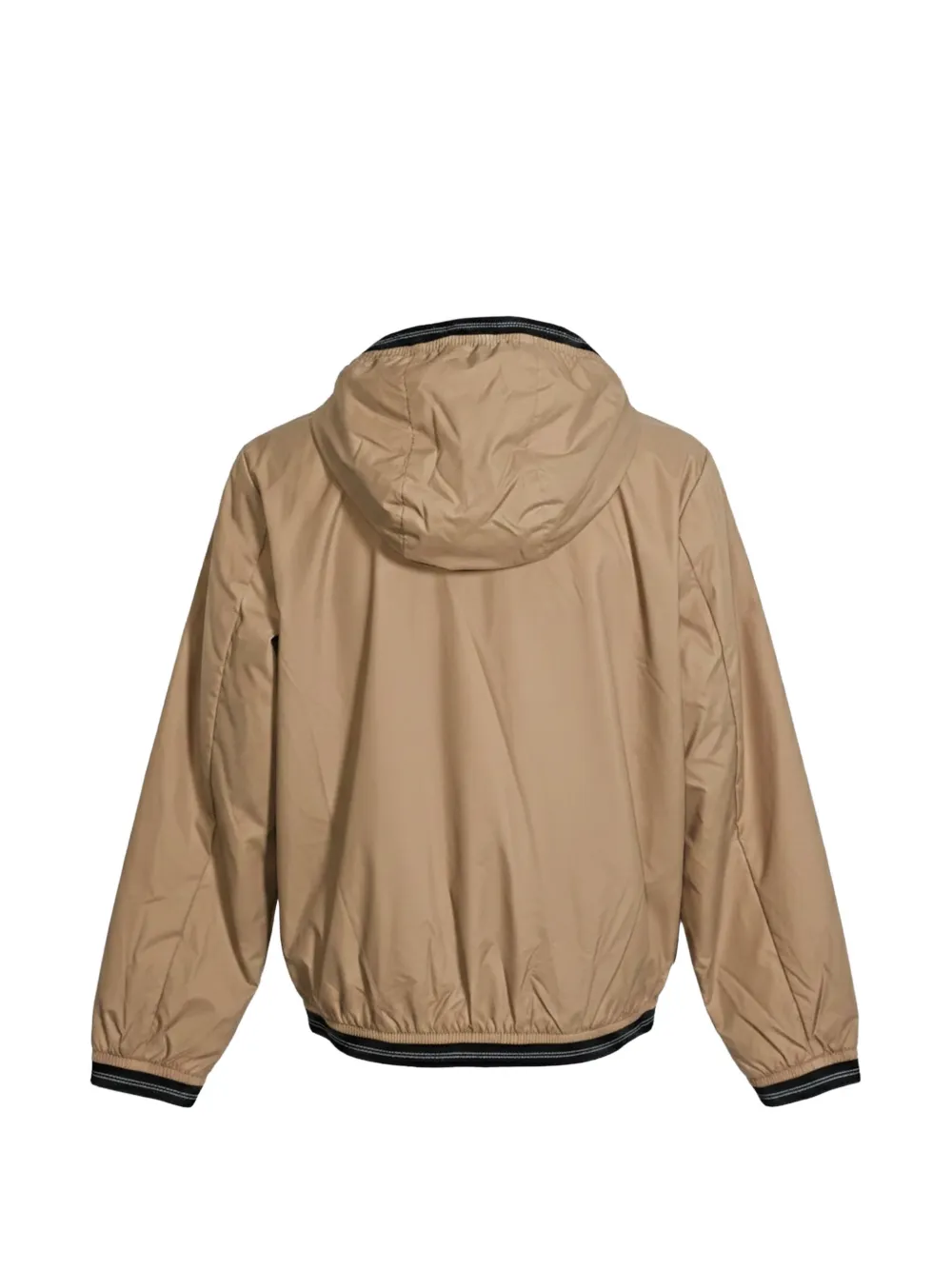 Blauer Jack met capuchon Beige