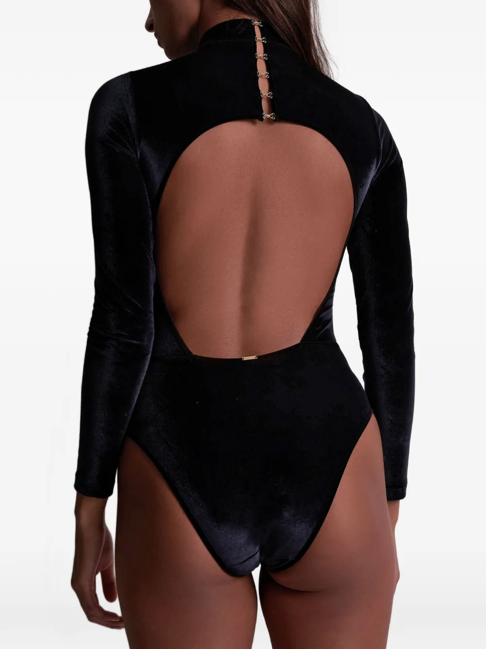 Aubade Body met open rug Zwart