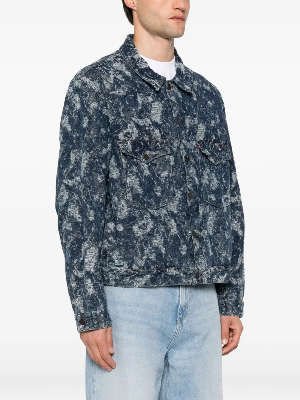 Levi's Gerafeld denim jack Blauw