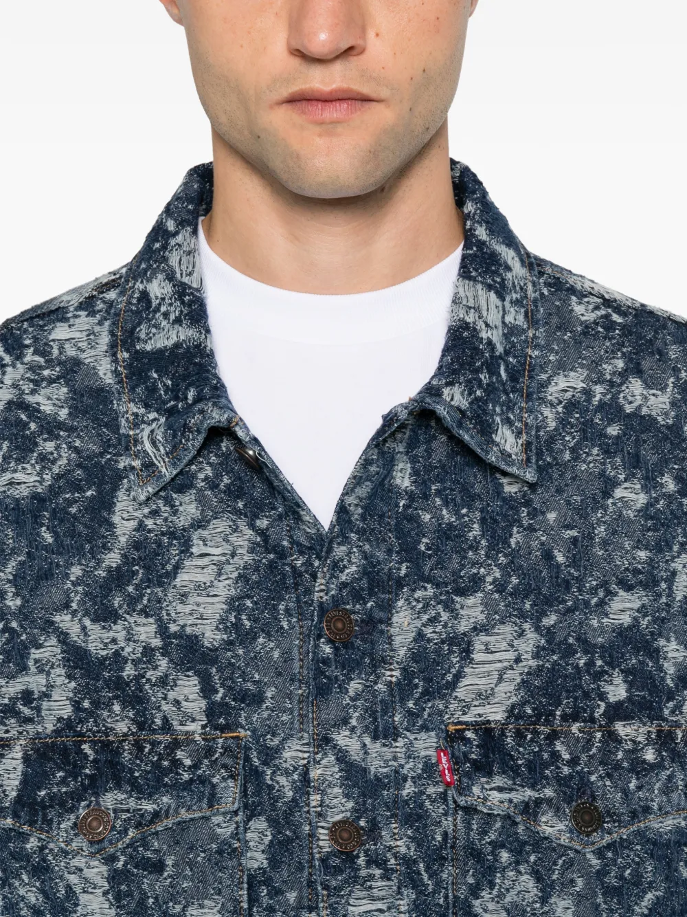 Levi's Gerafeld denim jack Blauw