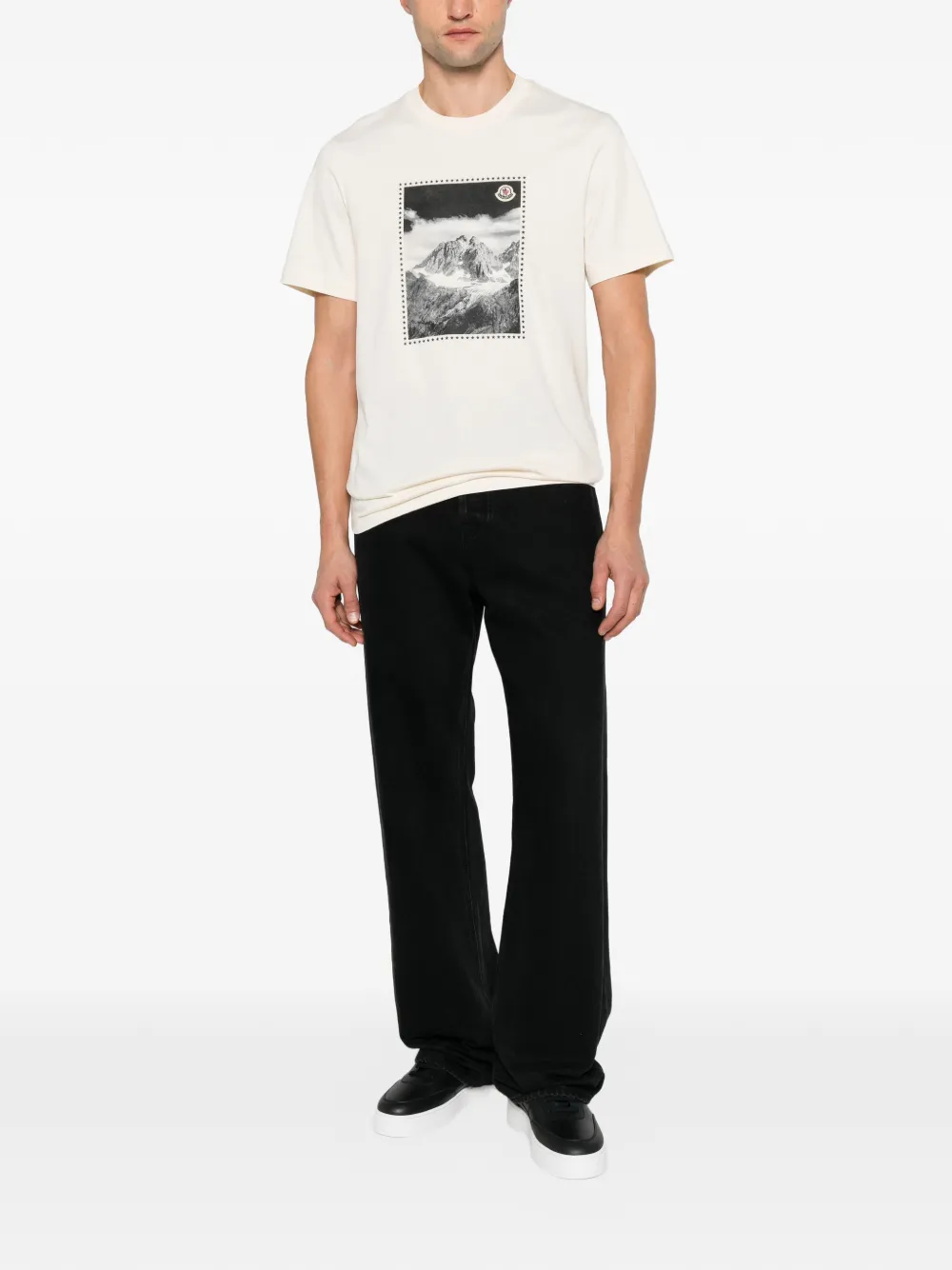 Moncler mountain-print T-shirt