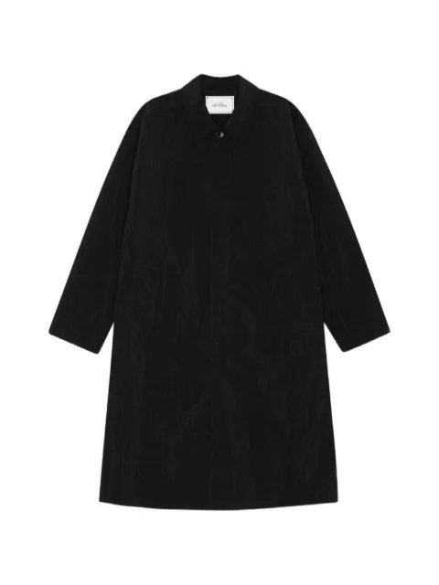 Les Deux shiny single-breasted coat