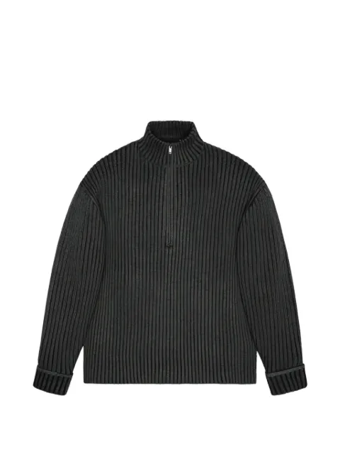 Rains Sapa ribbed half-zip sweater