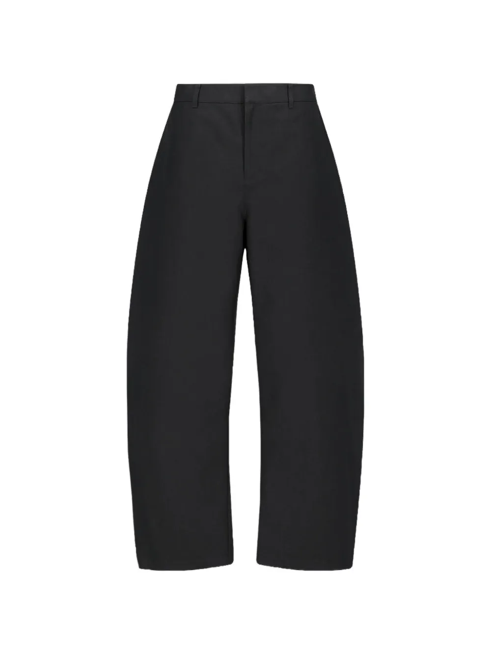 Amomento curved-leg trousers - Nero