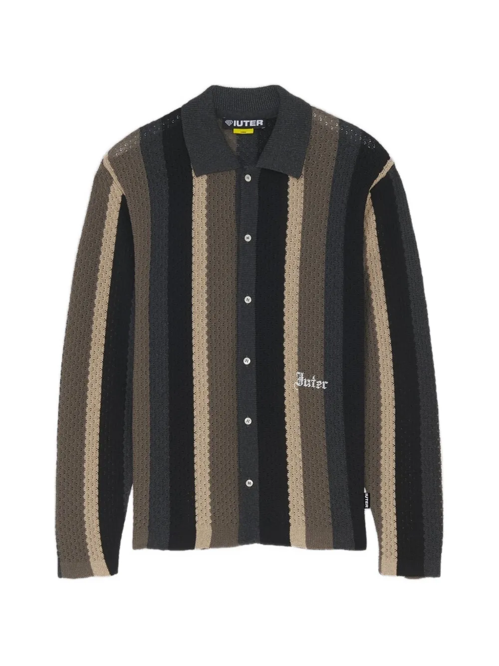 IUTER striped-knit cardigan