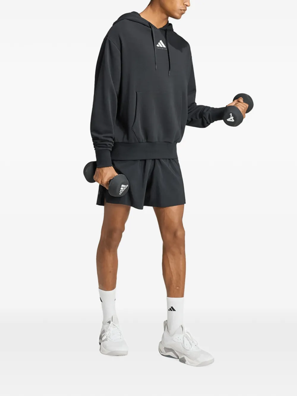 adidas Hoodie met print Zwart