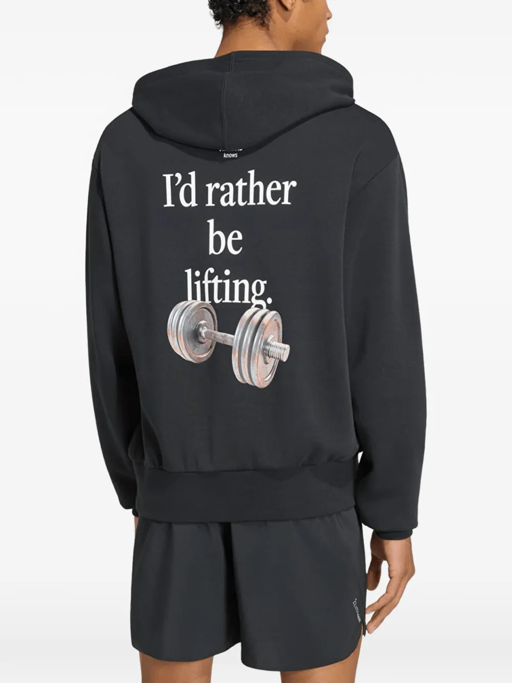 adidas Hoodie met print Zwart