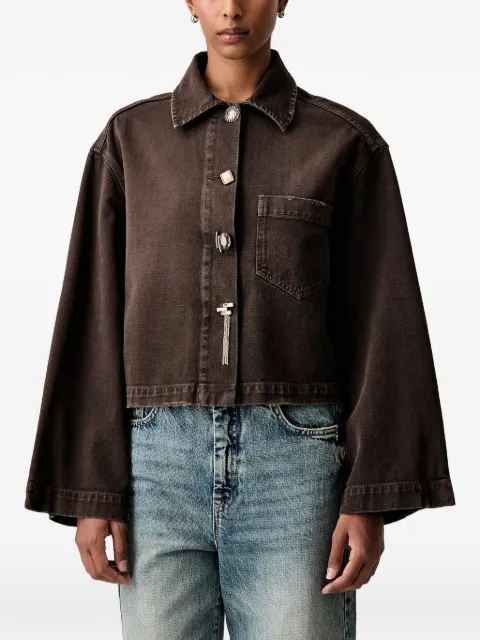 VICOLO embellished-button denim jacket