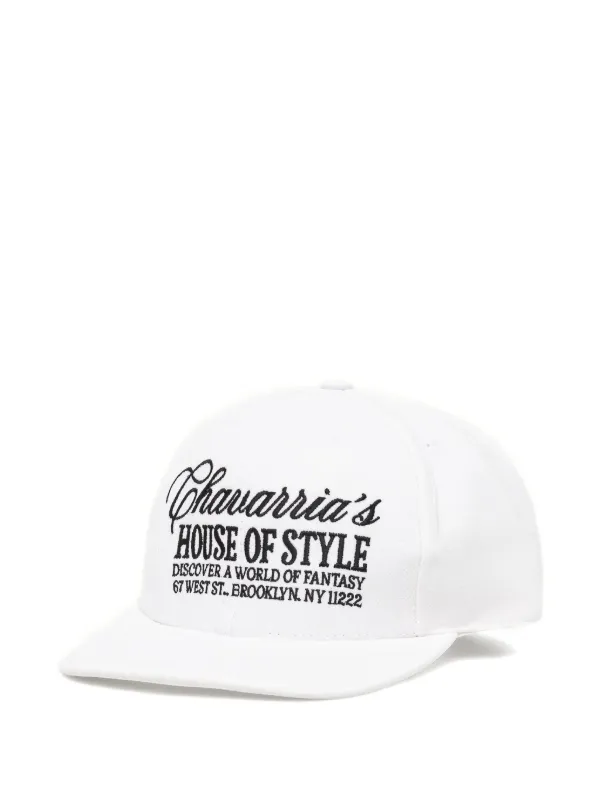 Willy Chavarria Logo-embroidered Cap in White