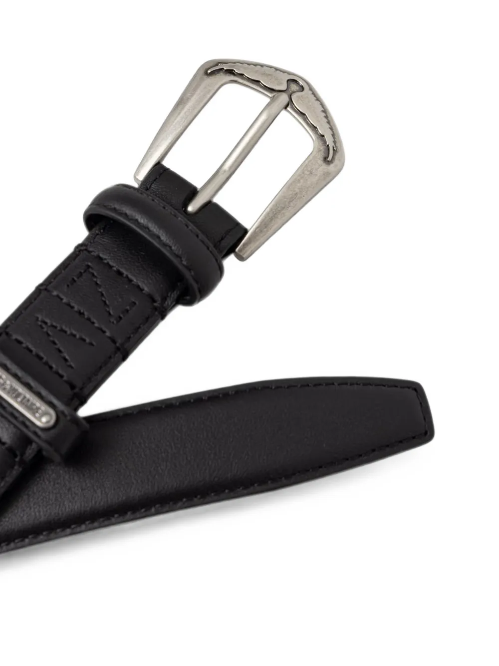 Zadig&Voltaire Leren heuptas met geborduurd logo Zwart